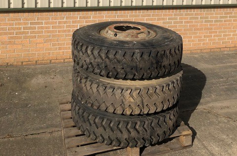 military vehicles for sale - Michelin 12.00R20 XZB (Unused Spare Wheels on Rims)