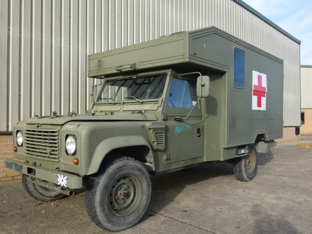 Land Rover 130 Defender Wolf LHD Ambulance - Govsales of ex military vehicles for sale, mod surplus
