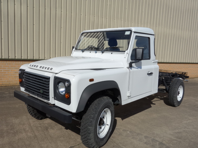 Land Rover Defender 130 RHD chassis cab  - Govsales of ex military vehicles for sale, mod surplus