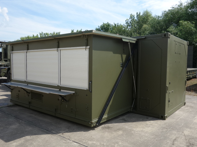 Karcher Expandable 20ft Kitchen Container  - Govsales of ex military vehicles for sale, mod surplus