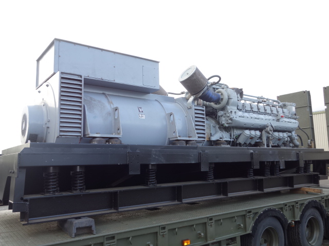 MTU 2500 KVA Generator sets - Govsales of ex military vehicles for sale, mod surplus