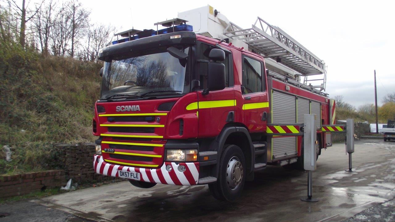 SCANIA 310 VEMA Aerial platform and Pump - Govsales of ex military vehicles for sale, mod surplus