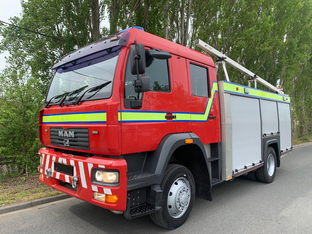 MAN 4x4 FIRE ENGINE (FIRE APPLIANCE)  - Govsales of ex military vehicles for sale, mod surplus