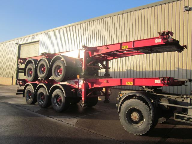 SDC skeleton container trailer - Govsales of ex military vehicles for sale, mod surplus