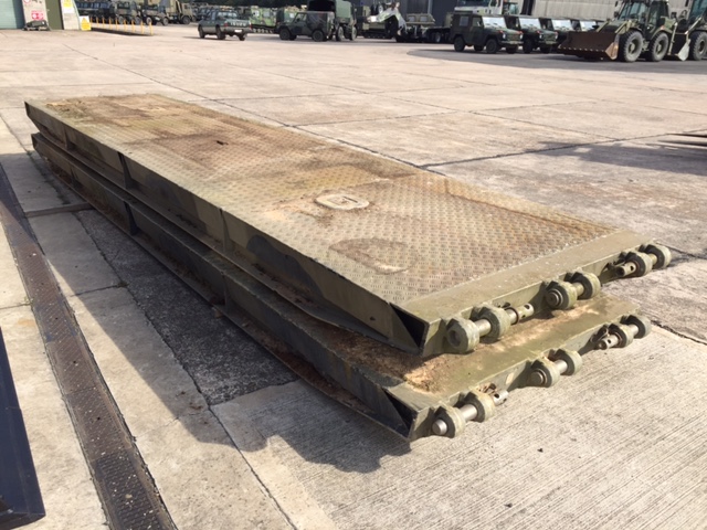 Pair of heavy duty  alloy bridge ramps - Govsales of ex military vehicles for sale, mod surplus