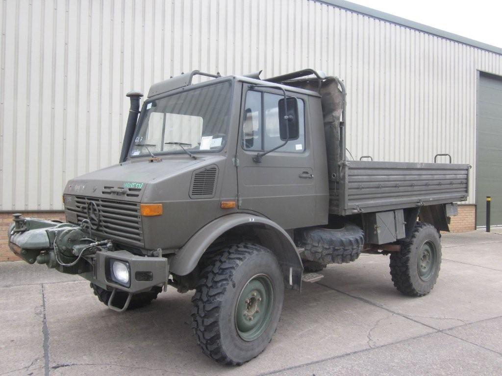 Mercedes unimog U1300L winch truck  - Govsales of ex military vehicles for sale, mod surplus