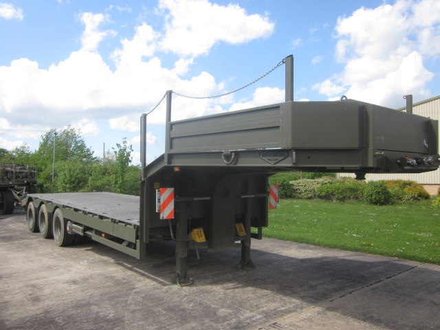 Broshuis step frame loader trailer - Govsales of ex military vehicles for sale, mod surplus