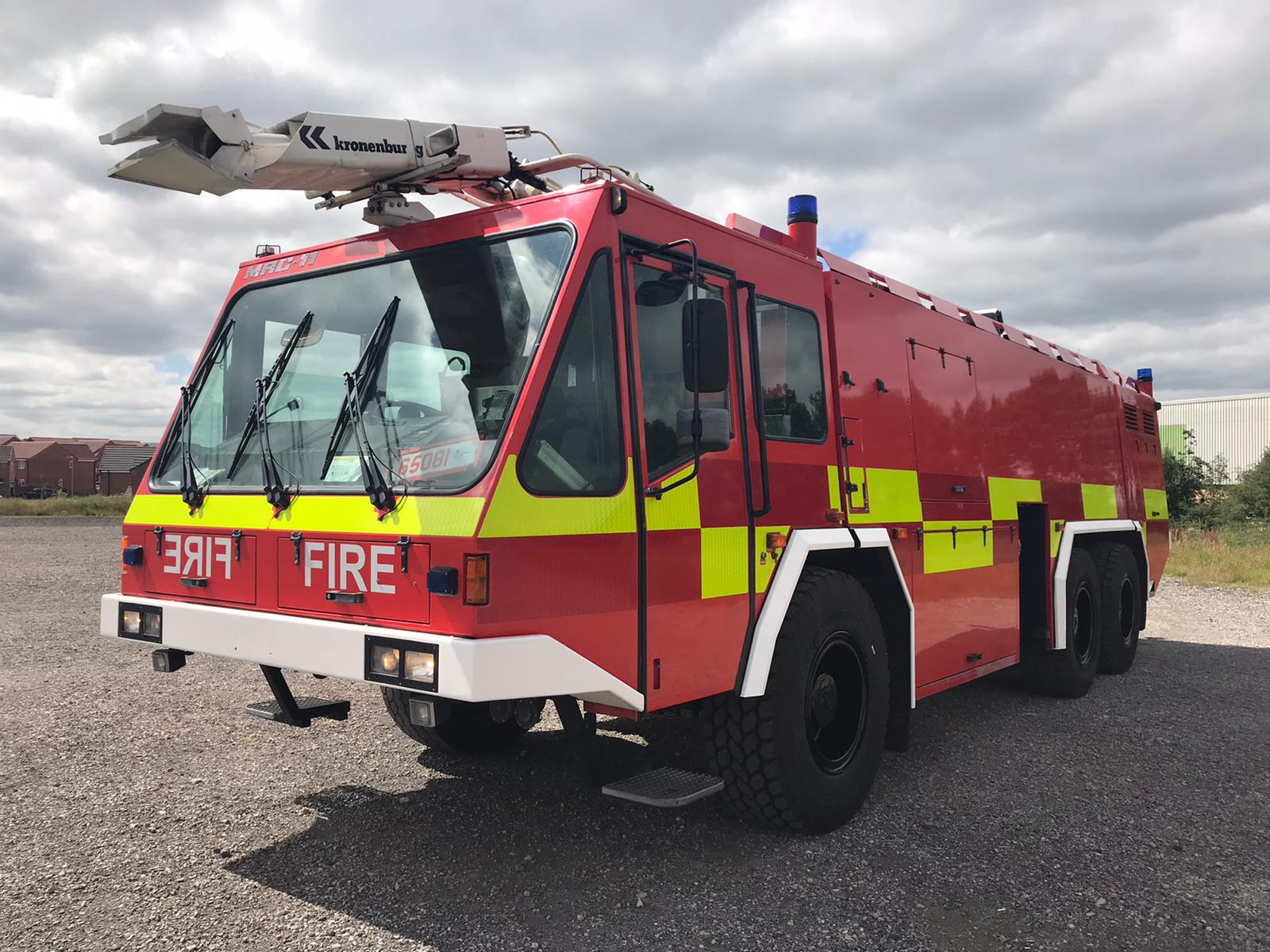 KRONENBURG MAC 11 6X6 Airport Fire Engine - Govsales of ex military vehicles for sale, mod surplus