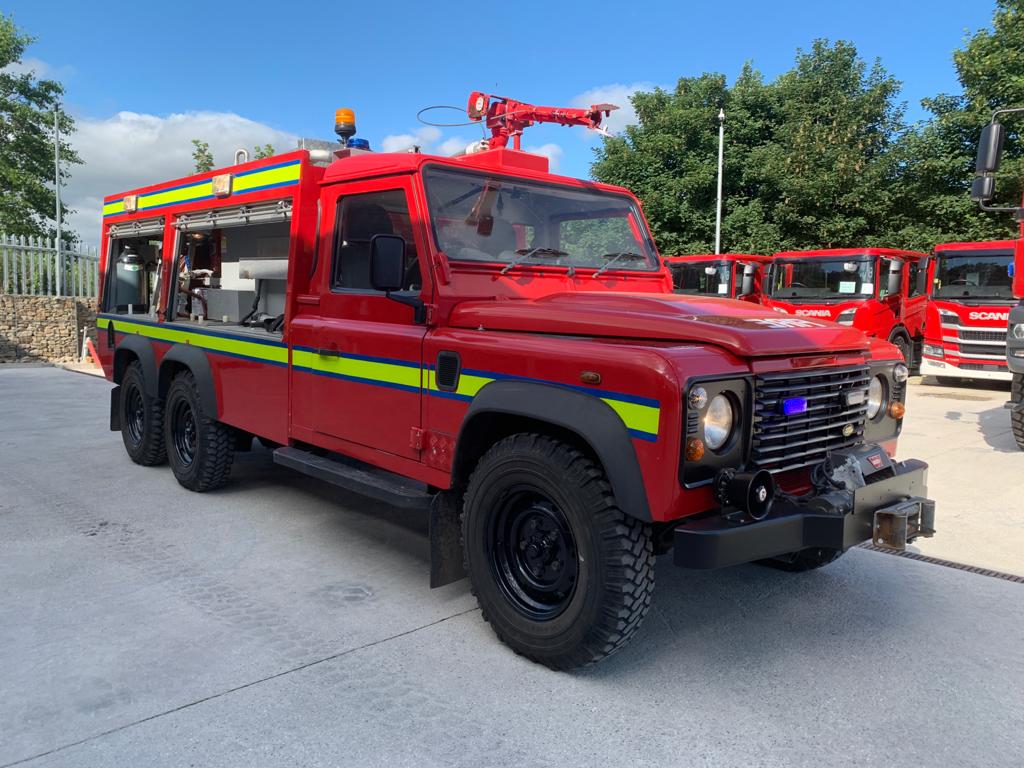 Land Rover Defender SPECIAL 6x6 TDCi Fire Engine - Govsales of ex military vehicles for sale, mod surplus