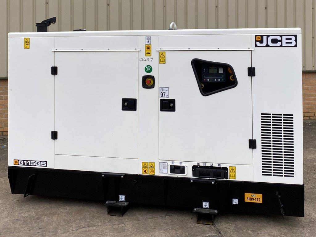New Unused JCB G115QS Generator - Govsales of ex military vehicles for sale, mod surplus